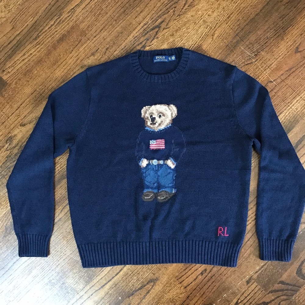 Ralph Lauren Polo Bear crewneck Sz XL
